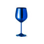 Alorn wijnglas aluminium 540 ml - blauw