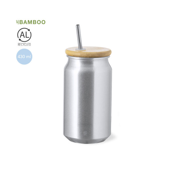 Adry drinkbeker gerecycled aluminium 430 ml